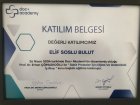 Uzm. Dt. Elif Soslu Bulut Diş Hekimi sertifikası