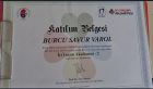 Uzm. Dr. Burcu Savur Varol Dahiliye - İç Hastalıkları sertifikası
