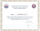Uzm. Dr. Mehmet Can Beyin ve Sinir Cerrahisi sertifikası