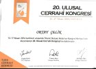 Op. Dr. Oktay Çelik Genel Cerrahi sertifikası