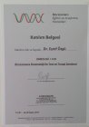 Dr. Mehmet Eşref Özgü Geleneksel ve Tamamlayıcı Tıp sertifikası