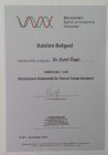 Dr. Mehmet Eşref Özgü Geleneksel ve Tamamlayıcı Tıp sertifikası