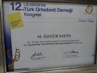 Prof. Dr. M. Özgür Sayın Diş Hekimi sertifikası