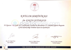 Prof. Dr. Engin Çetinkaya Ortopedi ve Travmatoloji sertifikası