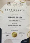 Uzm. Psk. Dan. Yunus Bedir Psikolojik Danışman sertifikası