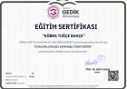 Psk. Tuğçe Bahçe Psikoloji sertifikası