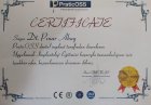 Dt. Pınar Mutlu Diş Hekimi sertifikası