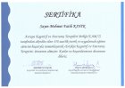 Uzm. Dr. Mehmet Fatih Kınık Çocuk ve Ergen Psikiyatristi sertifikası
