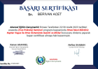 Psk. Dan. Berivan Acet Psikolojik Danışman sertifikası