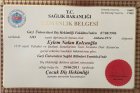 Uzm. Dr. Dt. Nalan Kolcuoğlu Diş Hekimi sertifikası