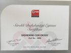 Dt. Cem Ersoy Diş Hekimi sertifikası