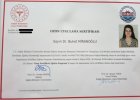 Dr. Buket Miranoğlu Fiziksel Tıp ve Rehabilitasyon sertifikası