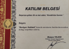 Dyt. Şeyda Ertaş Diyetisyen sertifikası