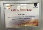 Dyt. Nur Sert Diyetisyen sertifikası