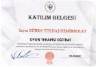 Çocuk Gelişim Uzmanı Kübra Yoldaş Demirbolat Çocuk Gelişim Uzmanı sertifikası