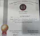 Uzm. Dr. Kayra Barut Fiziksel Tıp ve Rehabilitasyon sertifikası