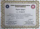 Dr. Öğr. Üyesi Dt. Ufuk Ok Diş Hekimi sertifikası