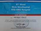 Dr. Nevroz Ünlü Nöroloji (Beyin ve Sinir Hastalıkları) sertifikası
