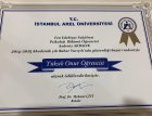 Uzm. Kl. Psk. Aydeniz Akbalık Psikoloji sertifikası