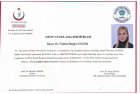 Dr. Fatma Belgin Aygün Geleneksel ve Tamamlayıcı Tıp sertifikası