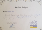 Psk. Burcu Oskan Psikoloji sertifikası