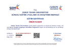 Psk. Ömür Kader Psikoloji sertifikası