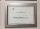 Uzm. Dr. İlkay Arıcan Geleneksel ve Tamamlayıcı Tıp sertifikası