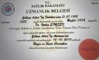 Op. Dr. Hakan Şimşek Beyin ve Sinir Cerrahisi sertifikası
