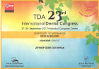 Dt. Zeynep Özer Diş Hekimi sertifikası
