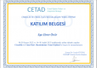 Uzm. Kl. Psk. Ege Ebrar Önür Psikoloji sertifikası