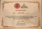 Dyt. Nur Sert Diyetisyen sertifikası