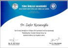 Prof. Dr. Zafer Kozacıoğlu Üroloji sertifikası