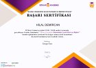 Uzm. Dyt. Hilal Demircan Diyetisyen sertifikası