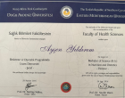 Dr. Dyt.  Ayşen Kızıldağ Diyetisyen sertifikası