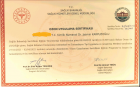 Op. Dr. Jasmin Karpuzoğlu Kadın Hastalıkları ve Doğum sertifikası
