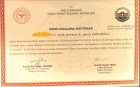 Op. Dr. Jasmin Karpuzoğlu Kadın Hastalıkları ve Doğum sertifikası