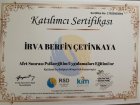 Psk. İrva Berfin Çetinkaya Psikoloji sertifikası
