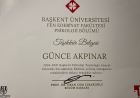 Psk. Günce Akpınar Psikoloji sertifikası
