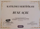 Dyt. Buse Açık Diyetisyen sertifikası