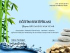 Fzt. Selda Koşar Fizyoterapi sertifikası