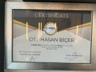 Dt. Hasan Biçer Diş Hekimi sertifikası