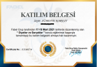 Dyt. Sümeyye Korkut Diyetisyen sertifikası