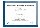 Uzm. Dt. Merve Aycan Diş Hekimi sertifikası