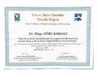 Doç. Dr. Müge Göre Karaali Dermatoloji sertifikası