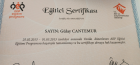 Psk. Gülay Cantemur Psikoloji sertifikası