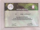 Op. Dr. Nuray Kitapçıoğlu Kadın Hastalıkları ve Doğum sertifikası