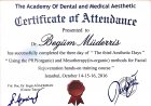 Dt. Begüm Müderris Diş Hekimi sertifikası