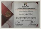 Dr. Dt. Akın Pişiren Diş Hekimi sertifikası