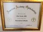 Prof. Dr. Onur KONUK Göz Hastalıkları sertifikası