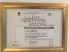 Op. Dr. Cavit Göktaş Genel Cerrahi sertifikası